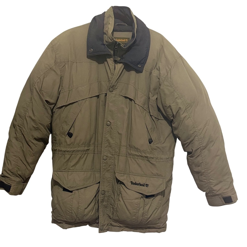 VTG Timberland Goose Down Parka Jacket 90s Style 5262 Men's S Goose Feather Y2K